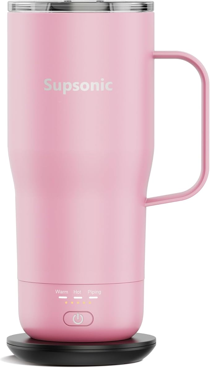 Supsonic Heated Coffee Mug, 20oz Electric Temperature Control Cup | Keeps