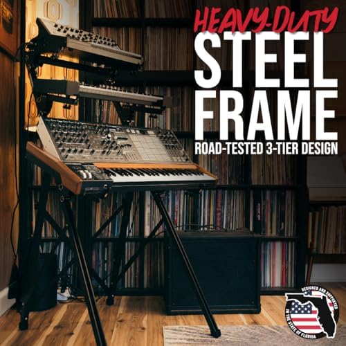 Gator Frameworks 3-Tier A-Frame Keyboard Stand (GFW-KEY3TIER-A)
