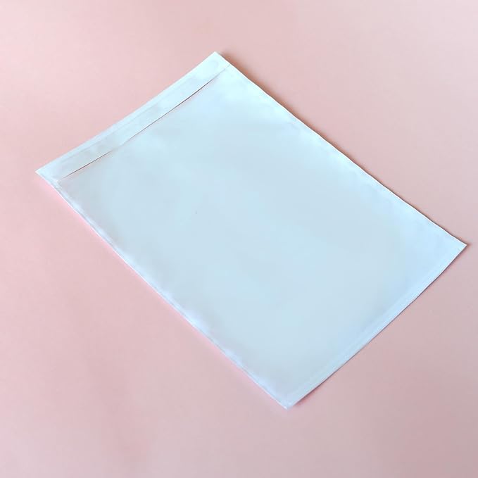 500pcs 9.5"x12" Packing List Envelopes Self-seal Packing Slip Envelope Pouches Shipping Label Sleeves Top Loading Packing List Enclosed Bags.