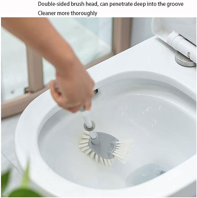 Plastic Toilet Brush，Toilet Bowl Scrubber, Toilet Brush Toilet Brushes and