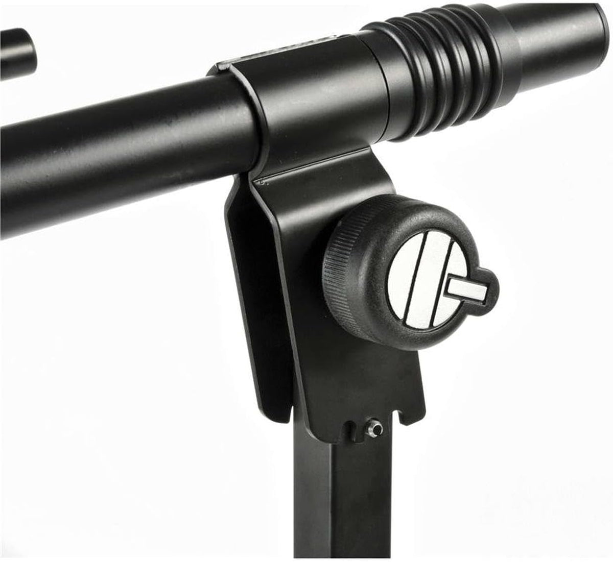QUIK LOK QLX3 Adjustable Second Tier Add-on Arms for X-Style Keyboard Stands - Heavy Duty Steel Dual Support Extensions with Grip-Lok 30 System, Fully Adjustable Height & Angle, Black