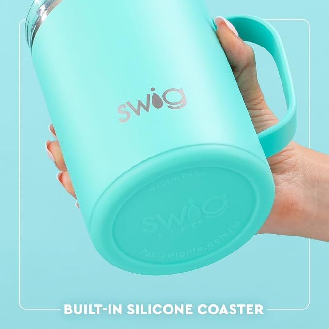 Swig Life 24oz Travel Mug, Bourbon Barrel | Triple Insulated Stainless Steel