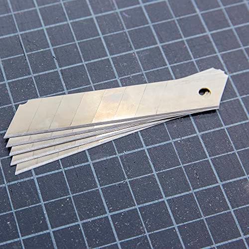 BAZIC Products 18 mm Snap-Off Replacement Blades in Tube, 8 Ct, 24-Box