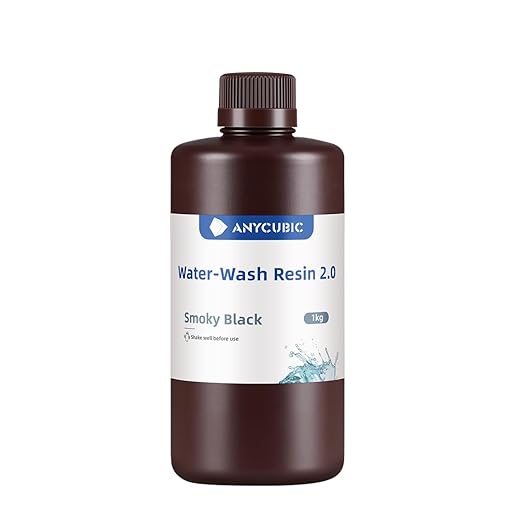 ANYCUBIC Water Washable 3D Printer Resin 2.0, 405nm High Precision 3D Resin