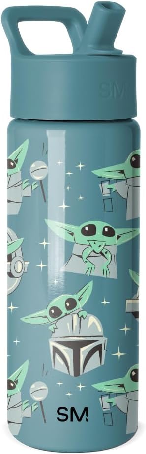 Simple Modern Mandalorian Kids Water Bottle & Toddler Cup | 18oz | Insulated