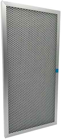 Washable Electrostatic Furnace Air Filter, MERV 8, (12" x 24" x 1") Aluminum Reusable Filter for Furnace, Central AC, and HVAC System
