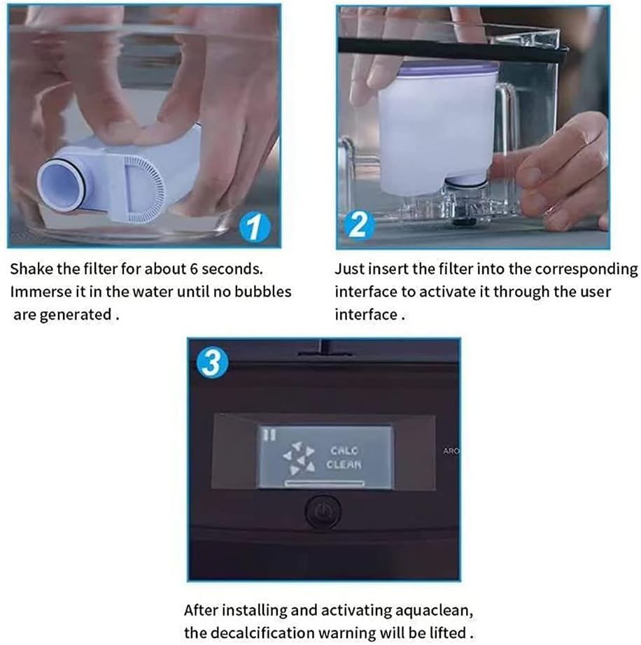 Coffee Machines Water Filter Compatible with Philips Saeco AquaClean 4 Pack