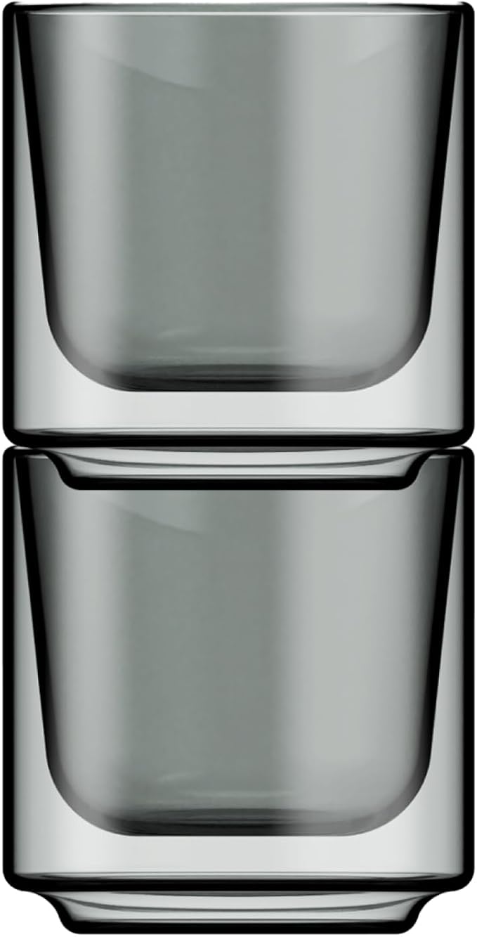 Terra Kaffe Fog Picco Espresso Glasses - 3 oz
