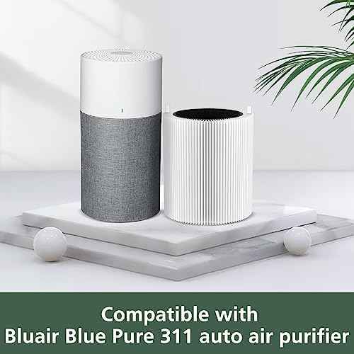 2-Pack Blue Pure 311 Auto Replacement Filter for Blueair Blue Pure 311 Auto