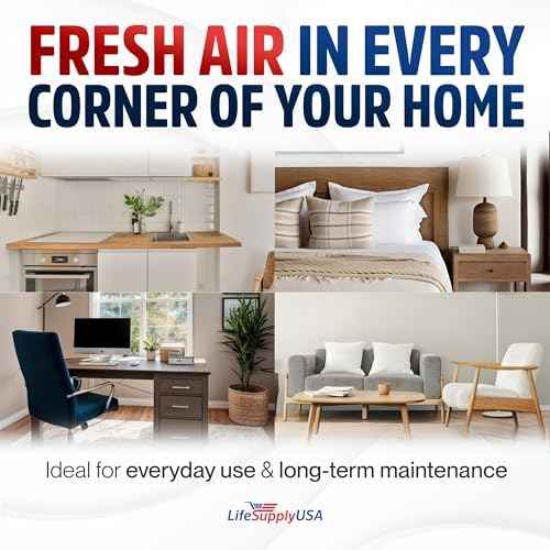 EL041 Replacement Filter Set True HEPA + 4 Carbon Pre-Filters Compatible with Electrolux ELAP15D7PW Air Purifiers by LifeSupplyUSA