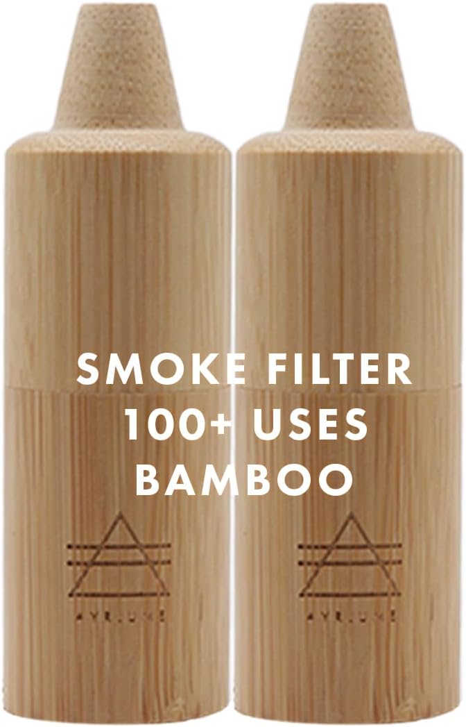 Personal Bamboo Smoke Air Filter 2 Pack