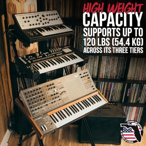 Gator Frameworks 3-Tier A-Frame Keyboard Stand (GFW-KEY3TIER-A)
