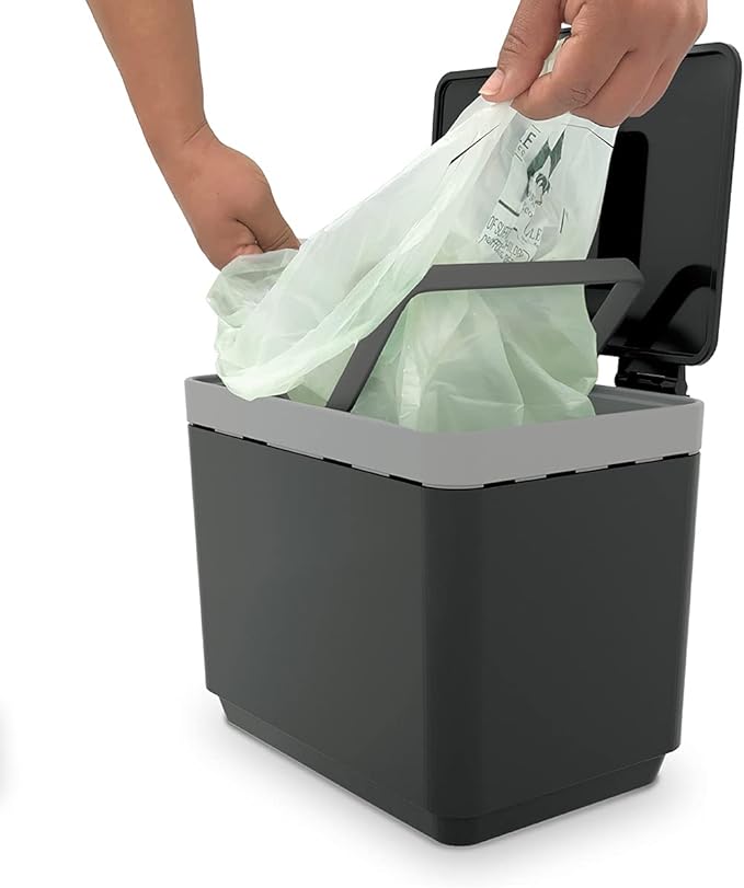 Glad Compost Bin for Kitchen, 1.5 Gallon | Plastic Container