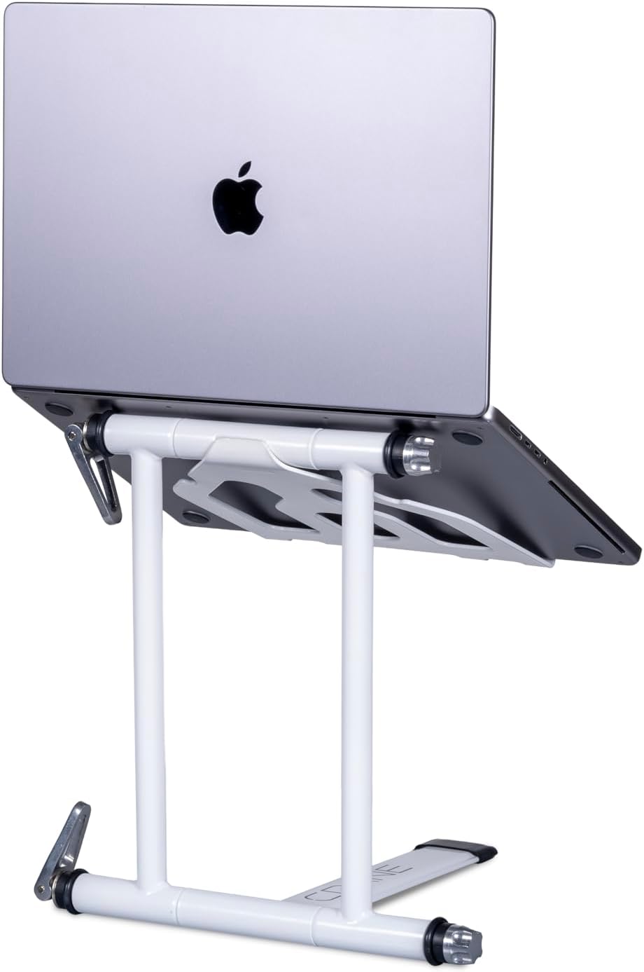 Plus Universal DJ Stand for Laptops, Tablets and Controllers with Nylon Carry Bag, White