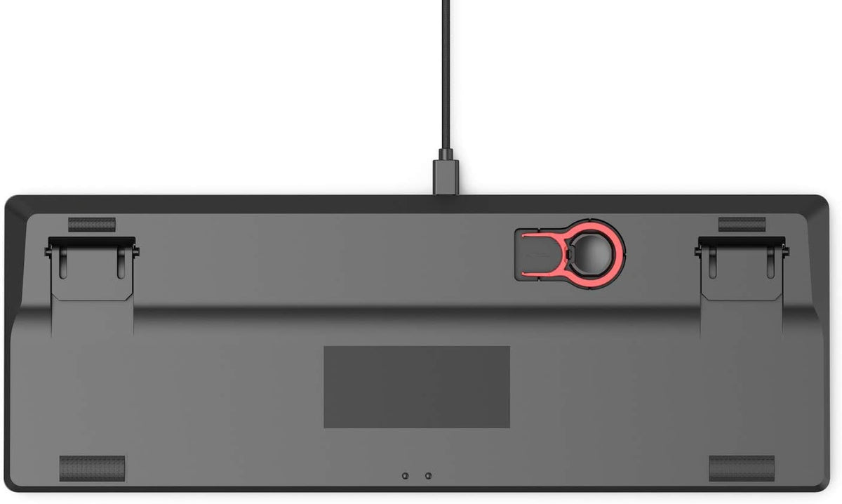 GLORIOUS Custom Gaming Keyboard - GMMK 85% Percent TKL Barebone - USB C Wired Mechanical Keyboard Kit - RGB Hot Swappable Switches & Keycaps - Black Metal Top Plate