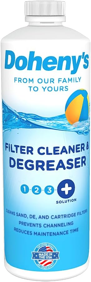 Doheny's Pool Filter Cleaner Degreaser | 100% Professional-Grade | Prevents