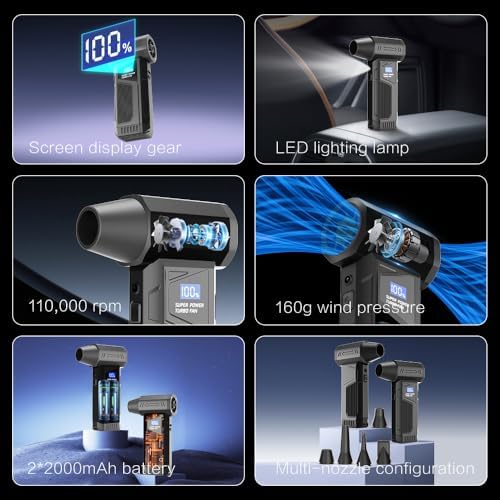 Completely Upgraded Compressed Air Duster-110000RPM Super Power