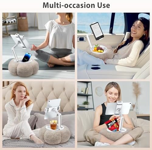CreaDream Pumpkin Tablet Pillow Stand, Adjustable Pillow Stand for Lap Bed