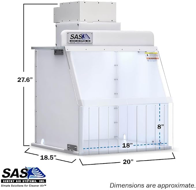 18” Portable Clean Room – Laminar Flow Hood