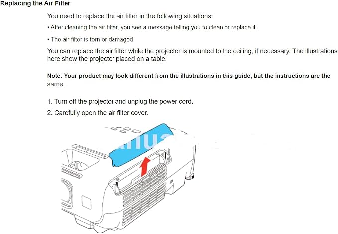 ELPAF32 /V13H134A32 Projector Air Filter