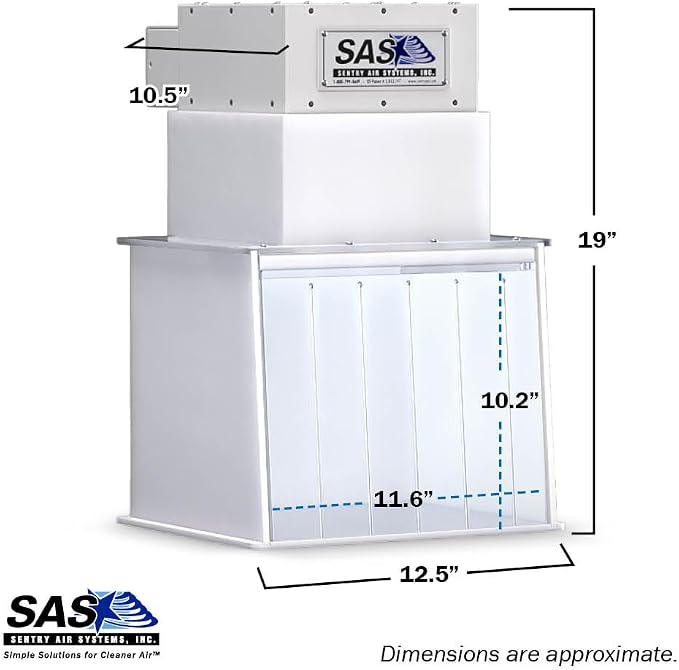 12” Mini Portable Clean Room – Laminar Flow Hood