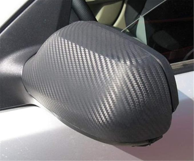 3D Black Carbon Fiber Vinyl Bubble Car Wrap Film Automotive DIY Decals (60" x 60" / 5 FT x 5 FT)