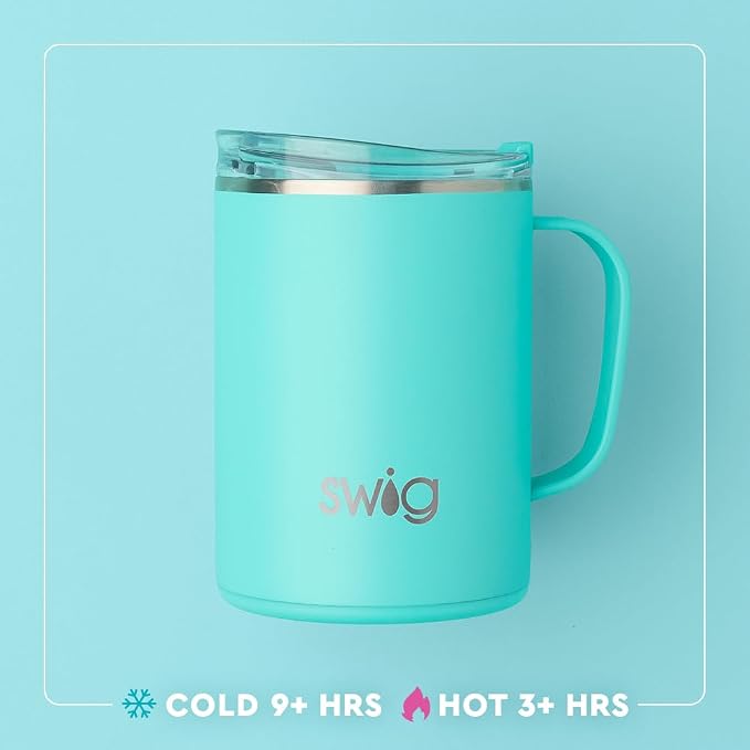 Swig Life 24oz Travel Mug, Bourbon Barrel | Triple Insulated Stainless Steel