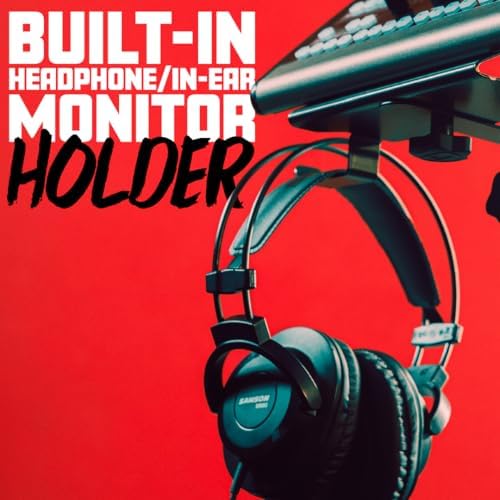 Gator Frameworks Universal Personal Monitor Mixer Mount Stand for Both Studio and Stage Use, Fits P16HQ & More (GFW-PMM-MOUNT)