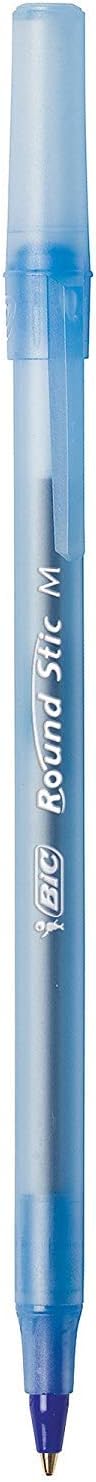 BIC Round Stic Xtra Life Ballpoint Pen, 1mm Medium Point, Pack of 240