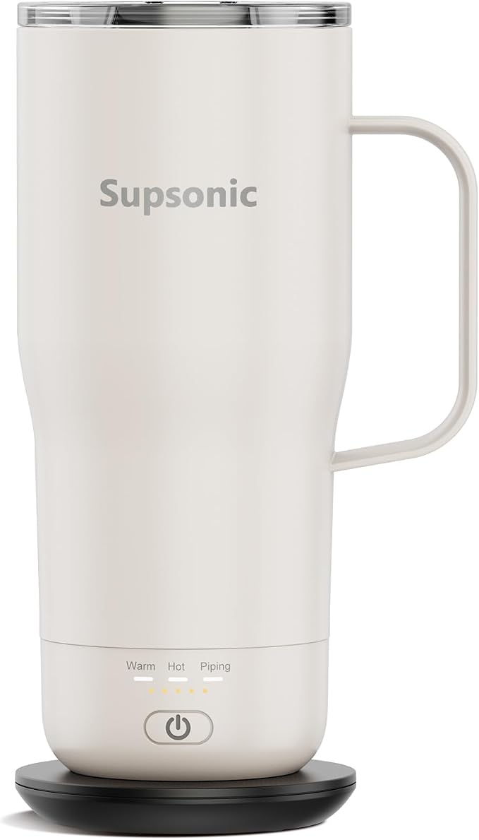 Supsonic Heated Coffee Mug, 20oz Electric Temperature Control Cup | Keeps