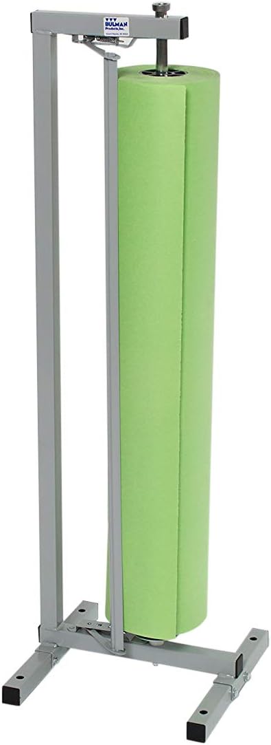 Single Paper Roll Vertical Paper Dispenser/Cutter 36" for 30, 36" - Bulman-R996-36-No Casters