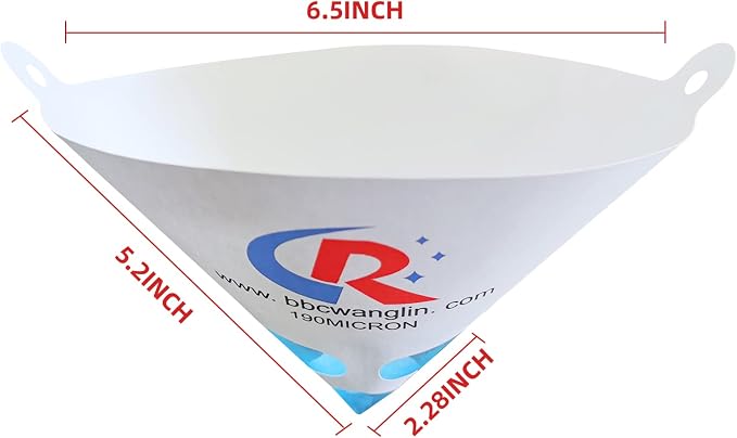 100 Pack of Paint Strainers, Paint Filter Strainer Paper Cone