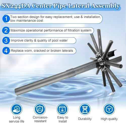 SX244DA Lateral Assembly with Center Pipe for Hayward Sand Filter Tank