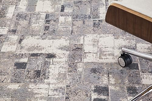 Anji Mountain 48" x 36" Rug'd Office Chair Mat for Carpet & Hardwood Floor