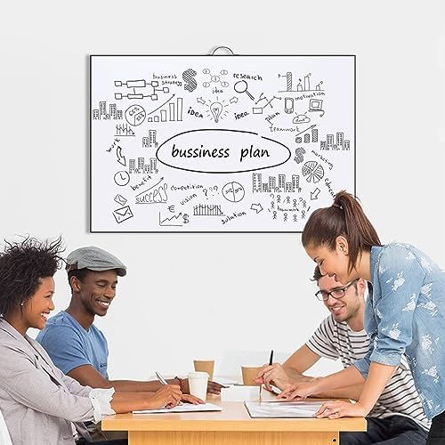 Large Dry Erase White Board for Wall, Magnetic Whiteboard, Aluminum Frame
