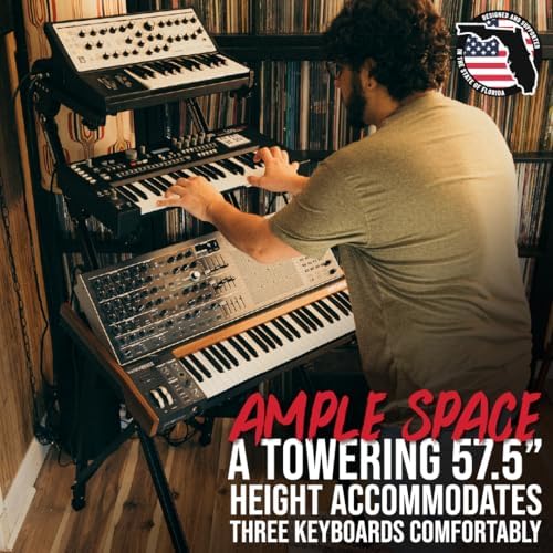 Gator Frameworks 3-Tier A-Frame Keyboard Stand (GFW-KEY3TIER-A)