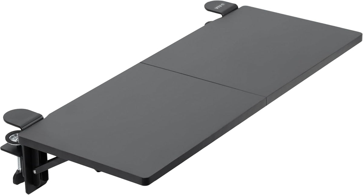 VIVO Black Clamp-on 30 x 12 in Desk Extender, DESK-EXT30