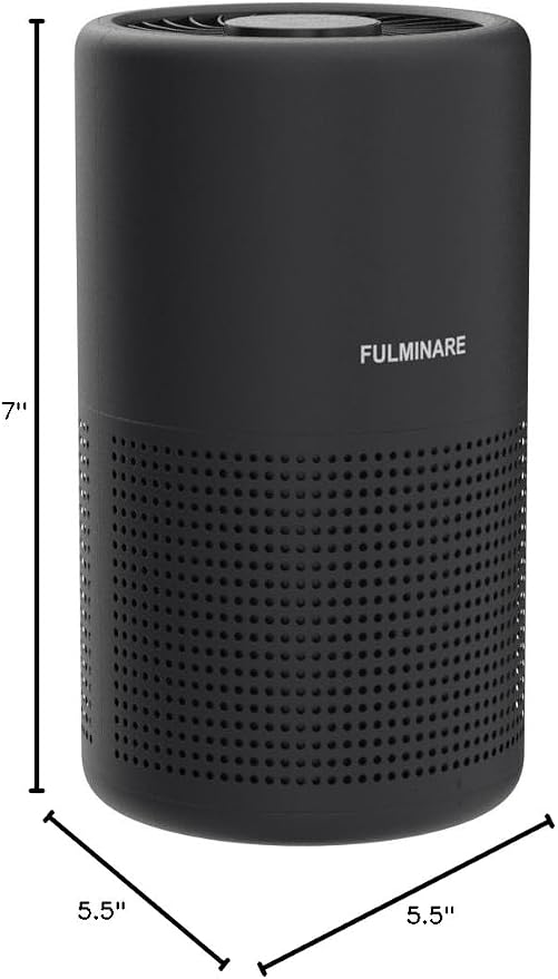 Air Purifiers for Bedroom, FULMINARE H13 True HEPA Air Filter, Quiet Air Cleaner