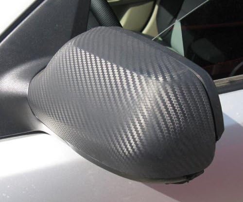 3D Carbon Fiber Vinyl Wrap Sheet – 24" x 60" Black Twill Weave