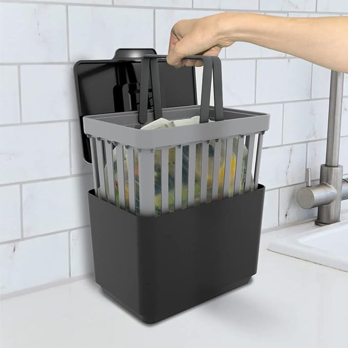 Glad Compost Bin for Kitchen, 1.5 Gallon | Plastic Container