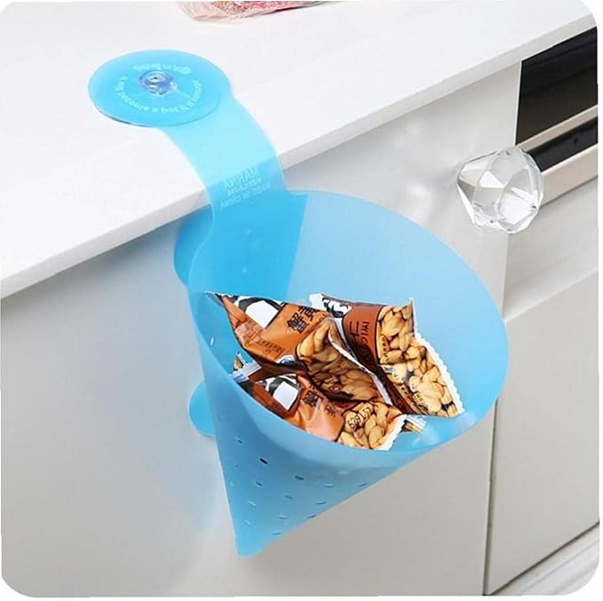1pc Sink Food Waste Drain Filter Foldable Sink Self-Standing Anti-Blocking