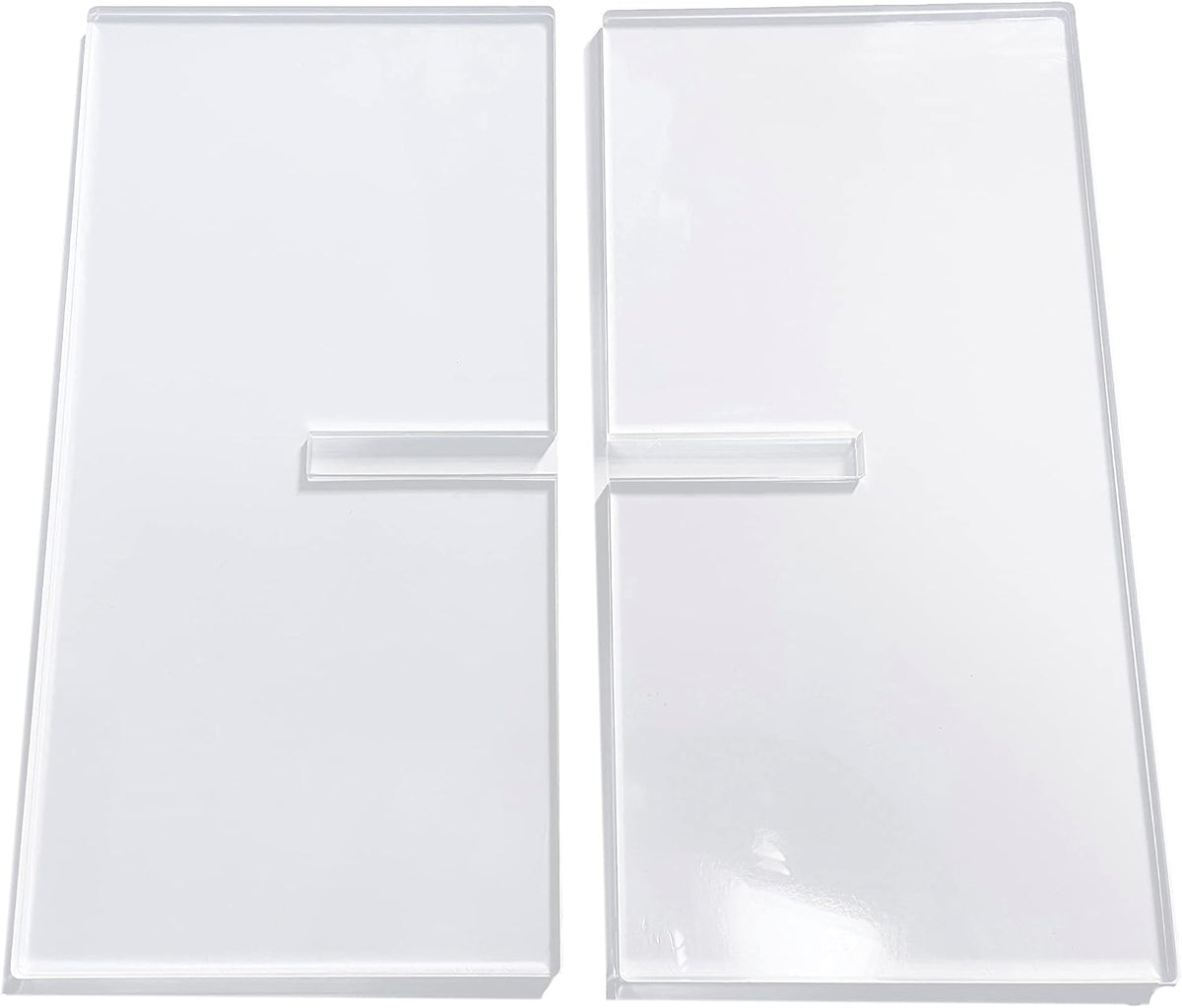 Clear Acrylic Book Stand for Display and Reading, Modern Open Book Holder for Cookbooks, Coffee Table Books, Bibles, Magazines and Art Books