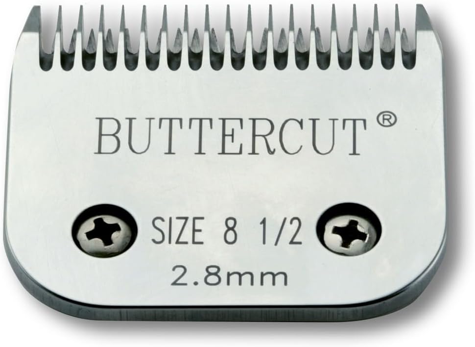 Geib Buttercut Stainless Steel Dog Clipper Blade, Size-8-1/2, 7/64-Inch Cut Length