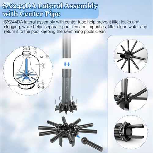 SX244DA Lateral Assembly with Center Pipe for Hayward Sand Filter Tank