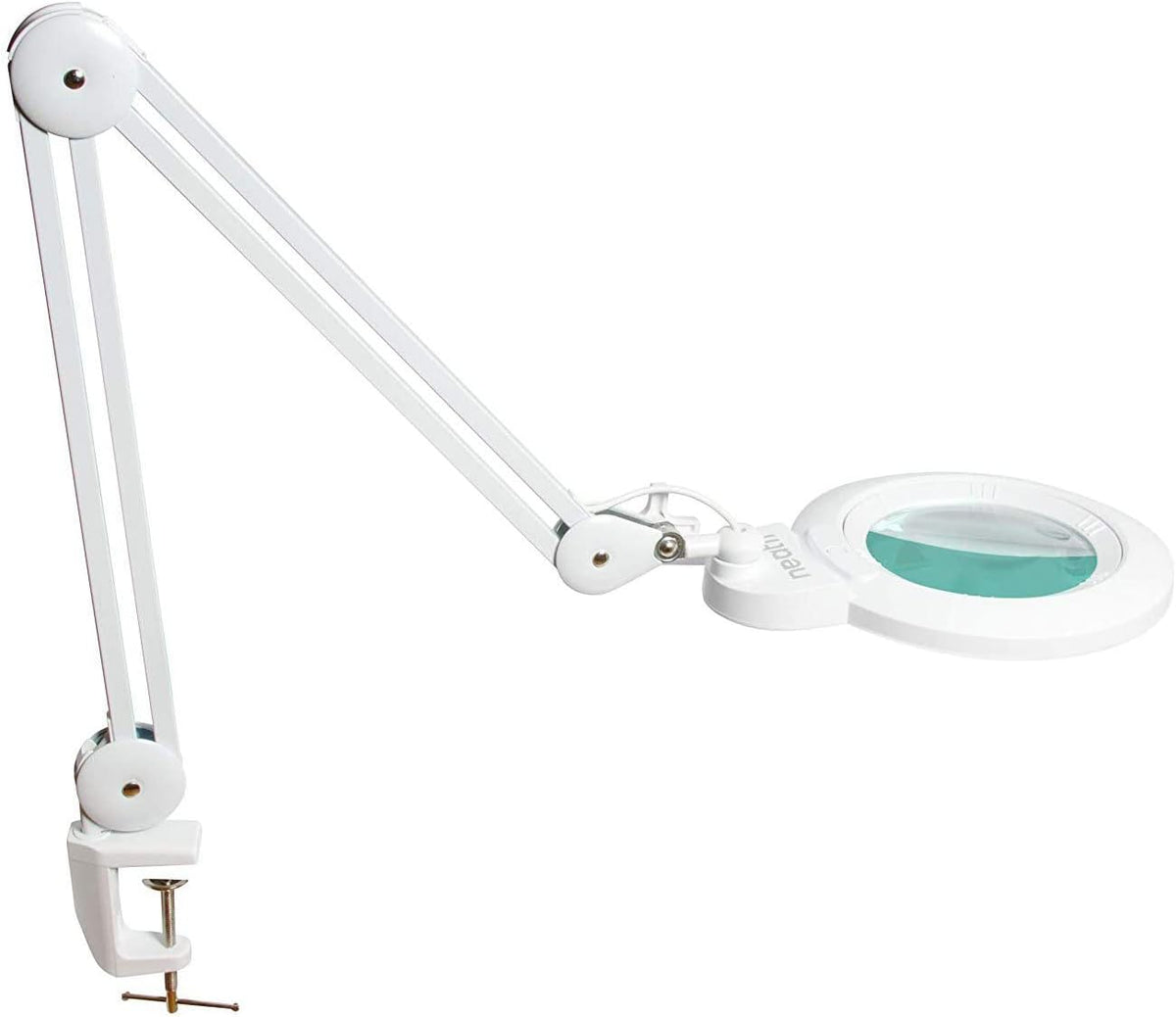 Neatfi Bifocal LED Magnifying Lamp, CCT, 1200 Lumens, 6-Inch Lens (White)