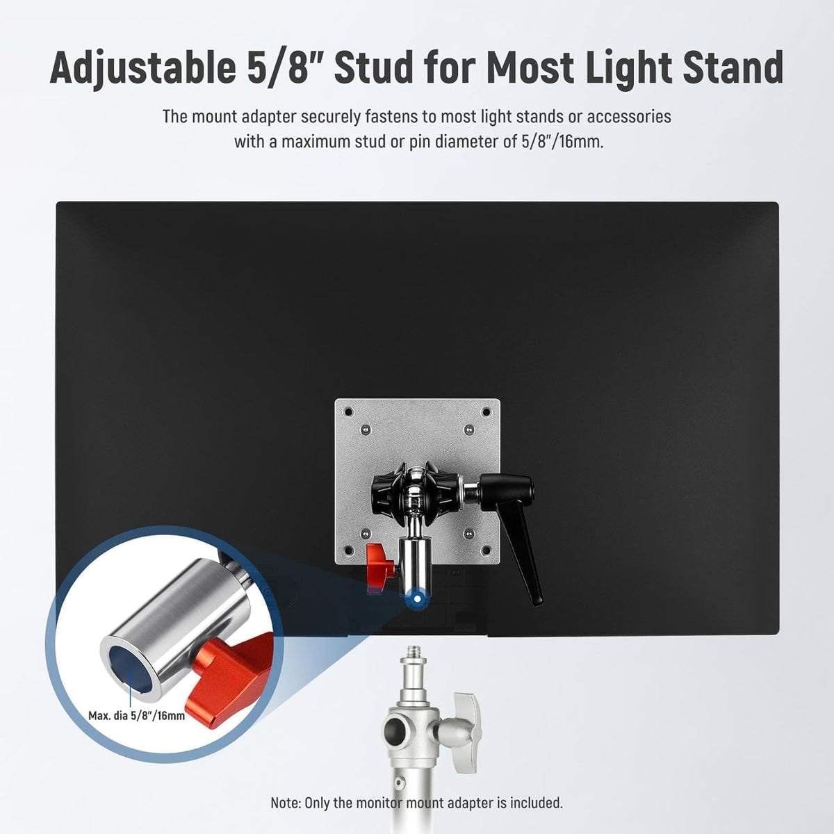 NEEWER Monitor Mount Adapter with VESA Mount, Aluminum Alloy, MA001