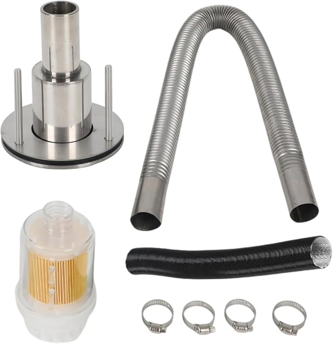 24mm Stainless Steel Exhaust Pipe Air Intake Filter and Pipe Double Wall
