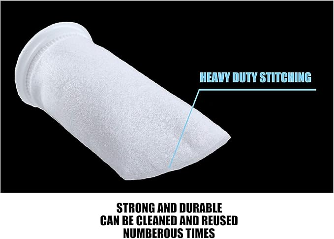Wave Point 7 Inch Ring Filter Socks 200 Micron