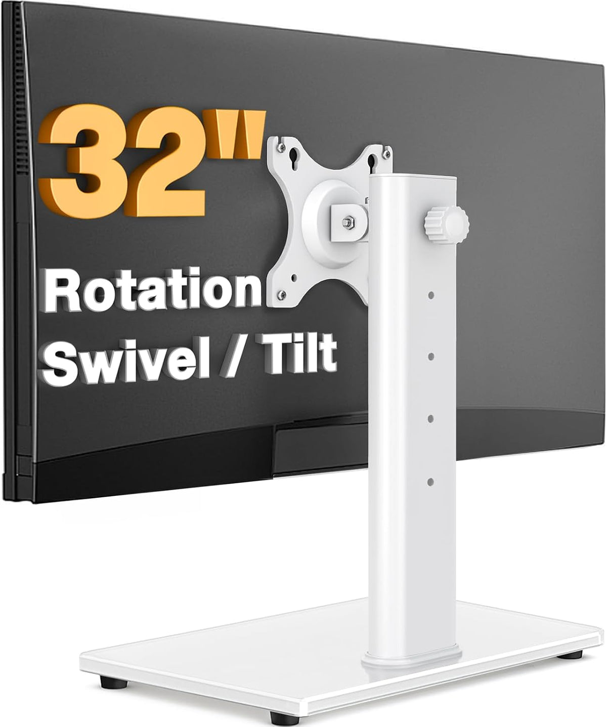 TAVR Furniture Single Monitor Stand VESA Mount for 13-32 Inch Screens