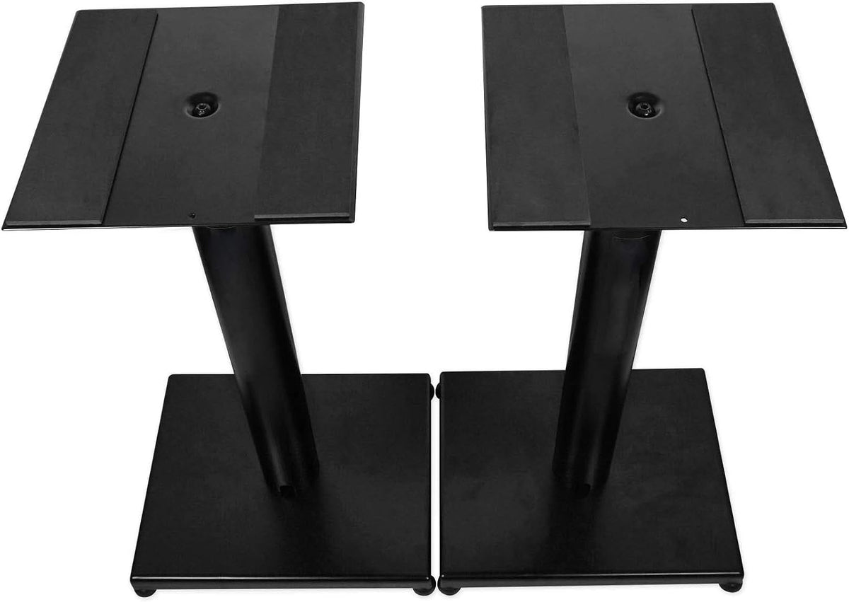 Rockville RS29B 29" Black Bookshelf Speaker/Studio Monitor Stands, Pair